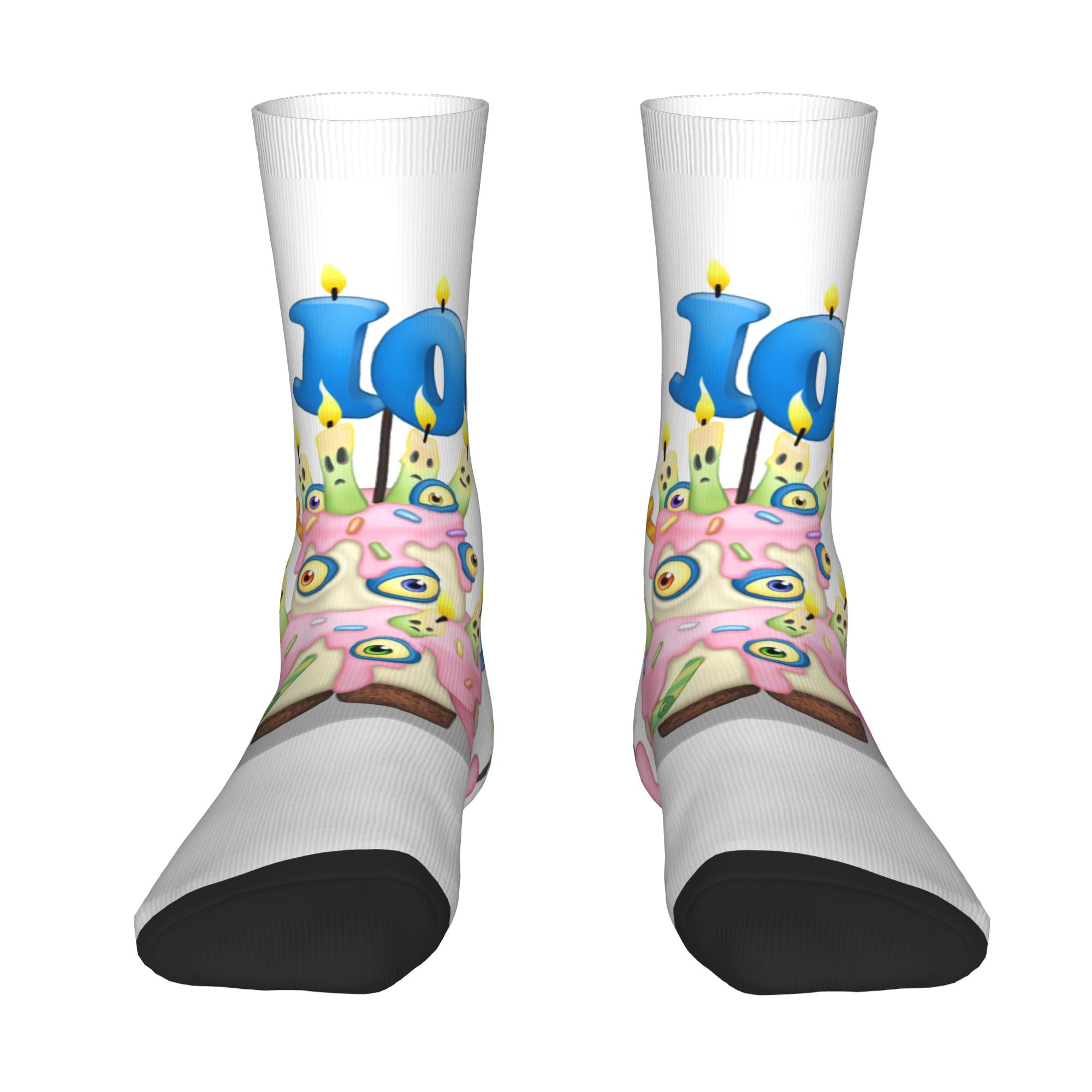 Dress Sock Men - Özel Tasarımlı S-Singing Çizgi Film Canavarları