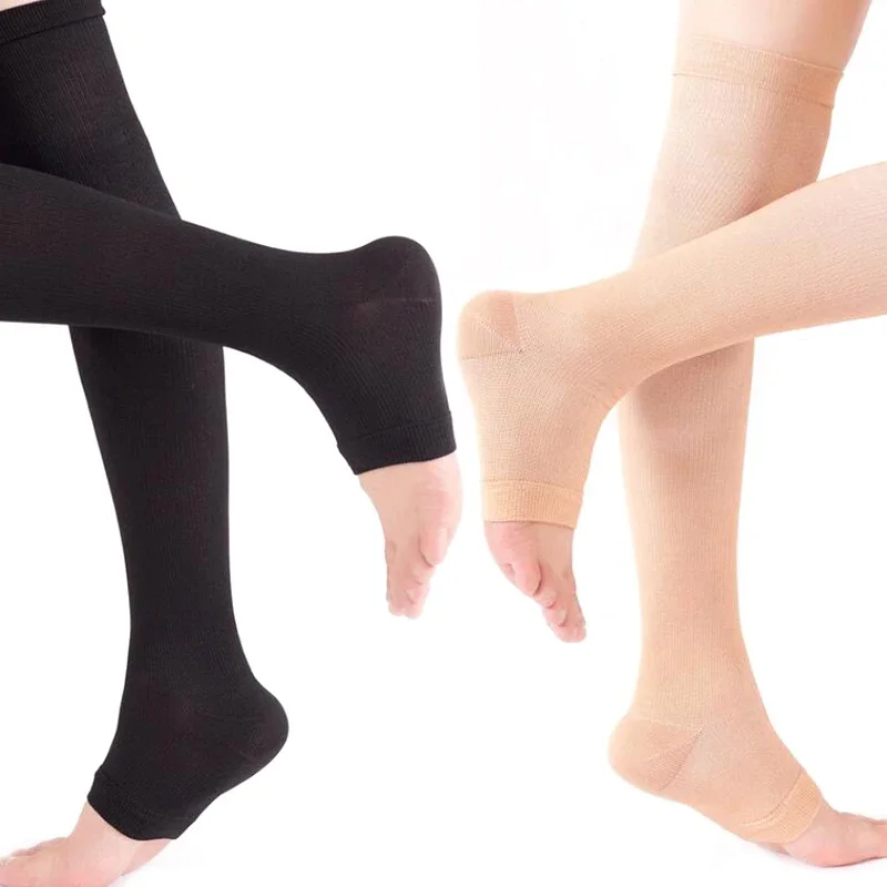 Compression Sock Medical - 1 Çift Ayak Bileğinden Dize Kadar