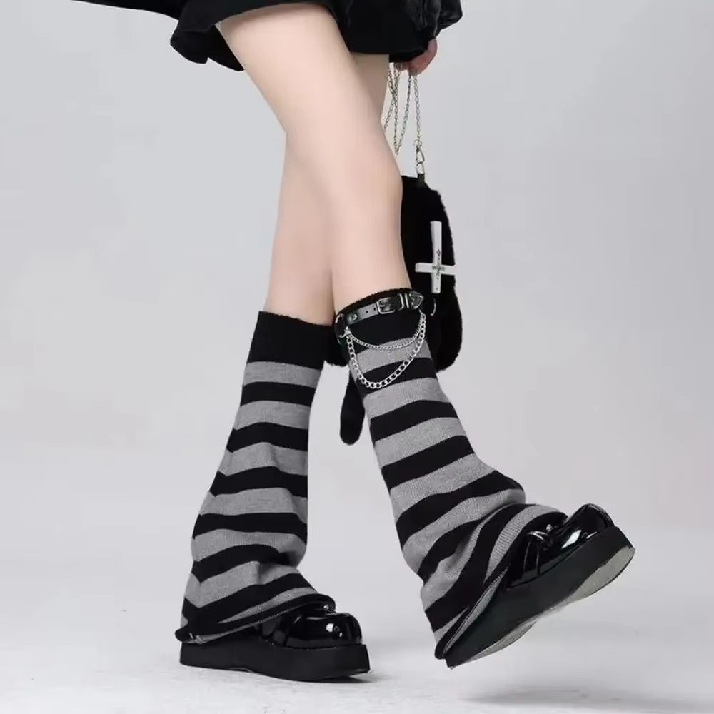 Boot Sock Slouchy - Gotik Harajuku Örgü Bacak Isıtıcıları, Bol