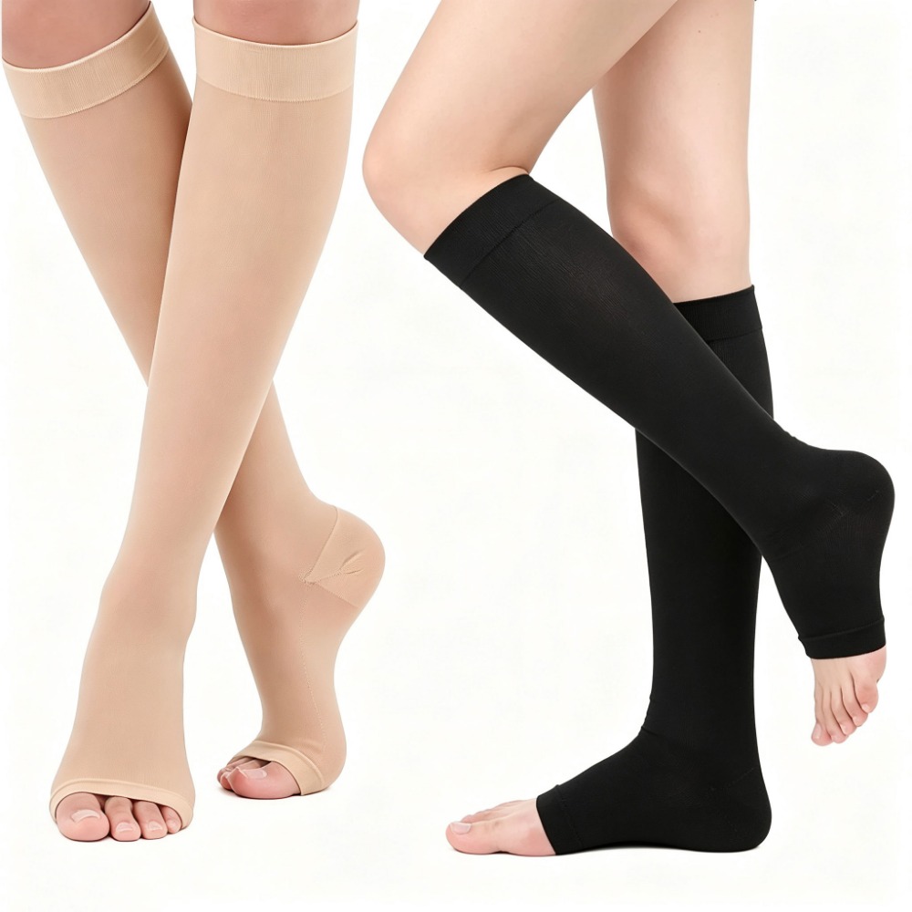 Compression Sock Medical - Parmaksız Kompresyon Çorapları, Tıbbi Destek, S-XXL,