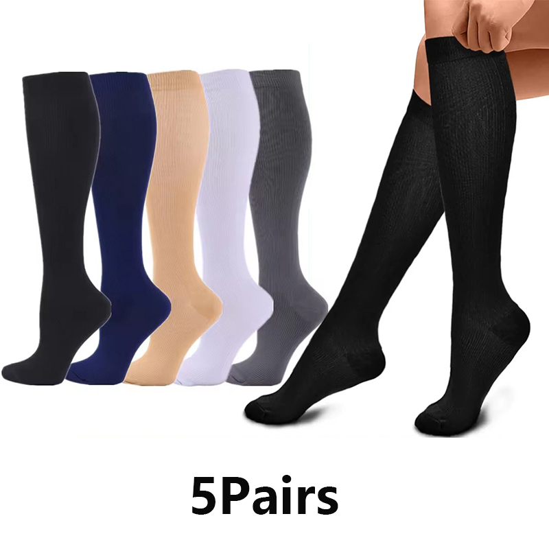 Compression Sock Medical - 5 Çift Sıkıştırma Çorabı Tıbbi Varis