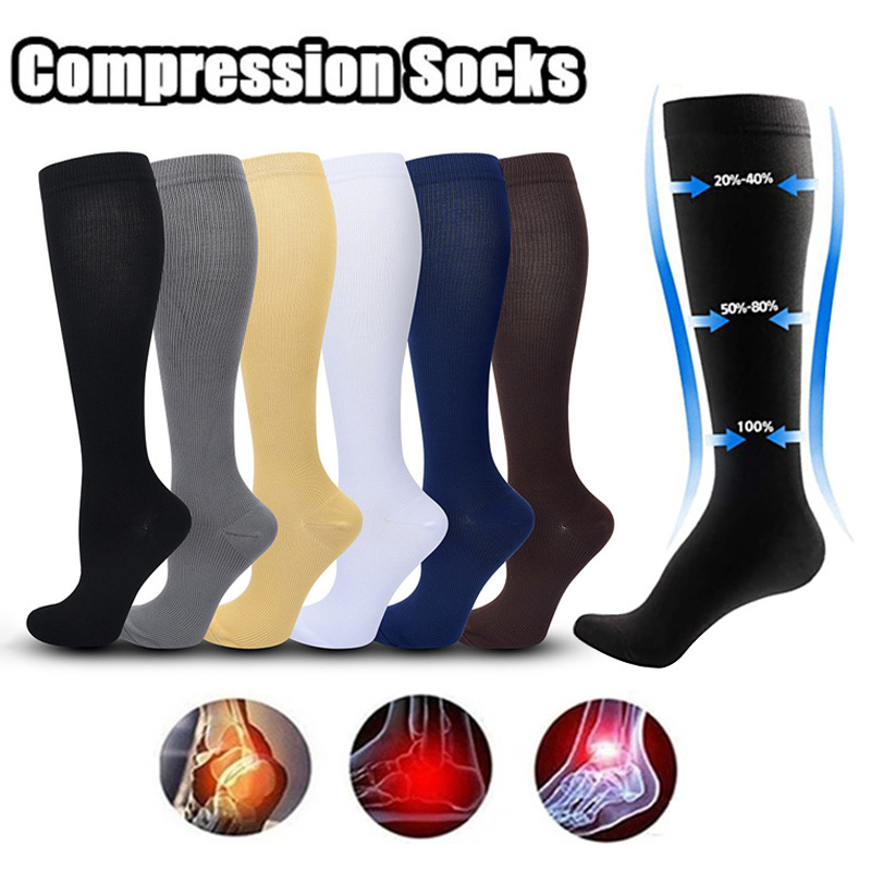 Compression Sock Medical - 1 Çift Kadın ve Erkek Sıkıştırma